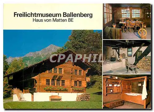 Cartes postales moderne Freilichtmuseum Ballenberg Haus von Matten BE