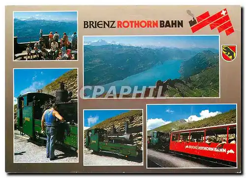 Moderne Karte Brienz Rothorn Bahn