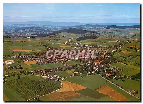 Moderne Karte Flugaufnahme von Grosshochsteitten im Emmenthal