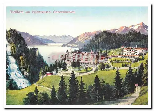 Cartes postales moderne Giesbach am Brienzersee Generalansicht