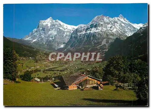 Cartes postales moderne Grindelwald Wetterhorn Metten