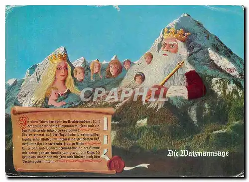Cartes postales moderne Die Watzmannsage