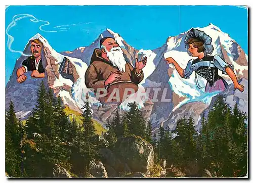 Cartes postales moderne Eiger Monch Jungfrau