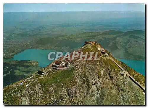 Cartes postales moderne Niesen Gipfel mit Bergstation und Berghaus