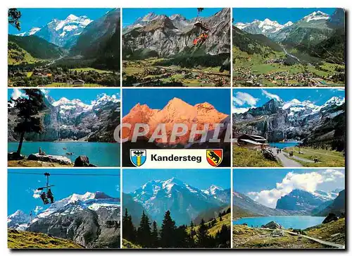 Moderne Karte Kandersteg Oberland