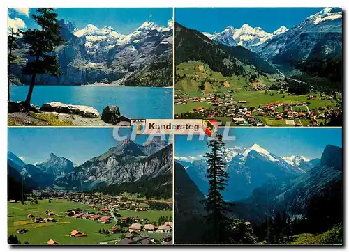 Moderne Karte Kandersteg Berner Oberland