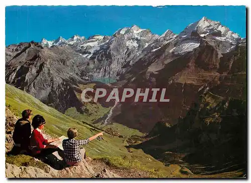 Cartes postales moderne Blick vom Bonderspitz Kandersteg