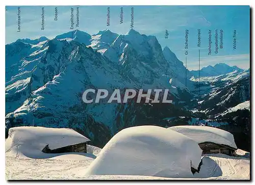 Cartes postales moderne Hasliberg Gummenalp