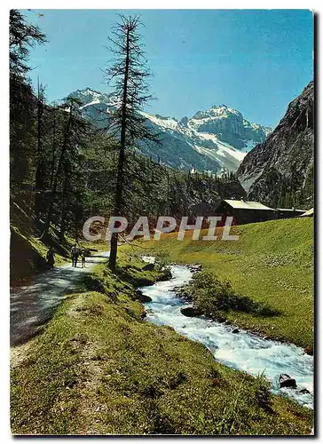 Cartes postales moderne Davos Sertigtal Blick auf Plattenflue und Hoch Ducan