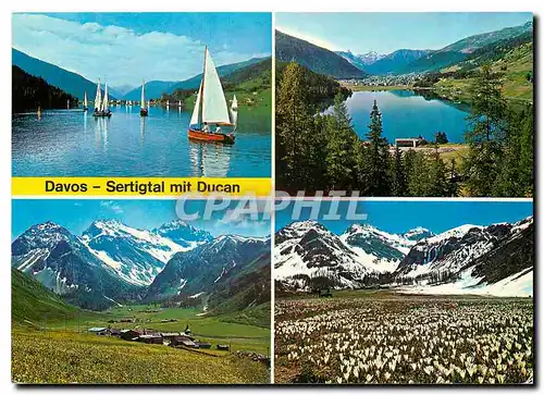 Cartes postales moderne Davos Sertigtal mit Ducan