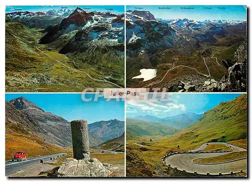 Cartes postales moderne Julier Pass Panorama Kehren Nordseite Romer Saule