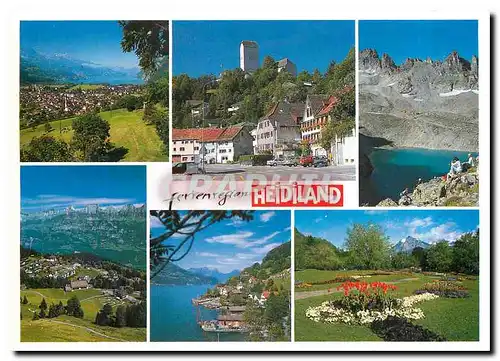 Cartes postales moderne Heidiland Sarganserland Schweiz