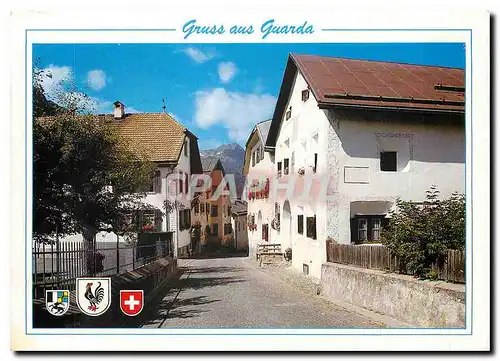 Moderne Karte Gruss au Guarda