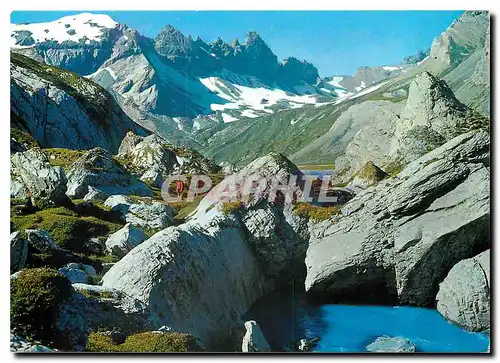 Cartes postales moderne Flims Segnesboden mit Tschingelhorner und Segnespass