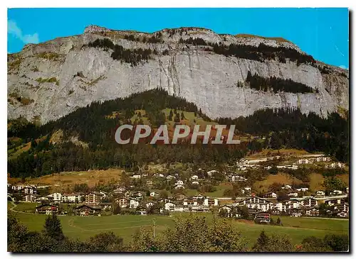 Cartes postales moderne Flims Dorf mit Flimserstein
