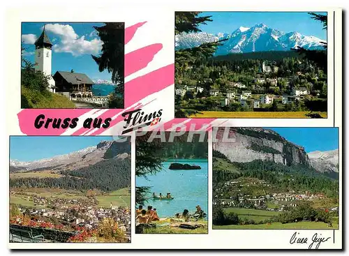 Cartes postales moderne Gruss aus Flims Flims Dorf