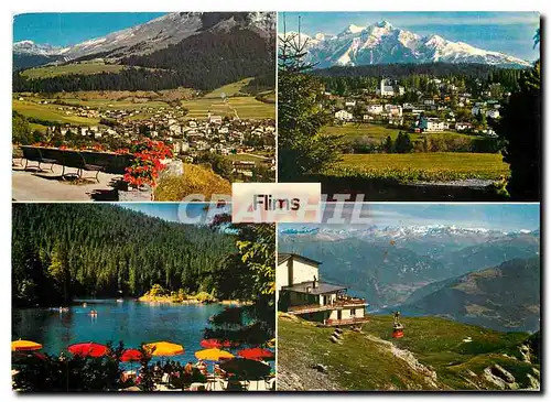 Cartes postales moderne Flims Dorf Caumasee