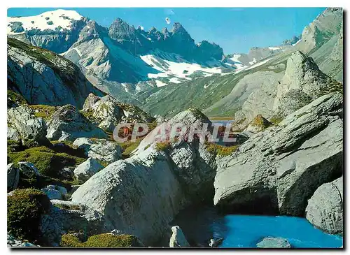 Cartes postales moderne Flims Segnesboden mit Tschingelhorner und Segnespass