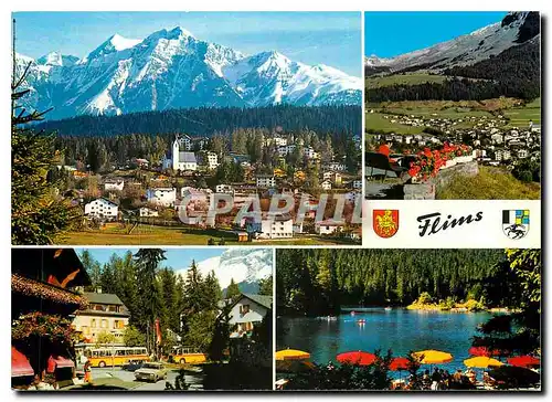 Cartes postales moderne Flims Waldhaus mit den Signina