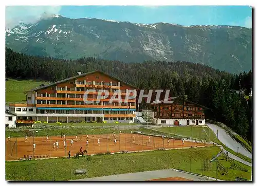 Moderne Karte Hotel Signina House Laax Blick gegen dem Flimserstein