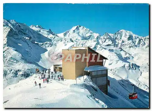 Moderne Karte Luftsellbahn Piz Lagalb Pontresina