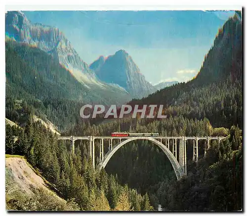 Cartes postales moderne Langwieser Viadukt bei Arosa
