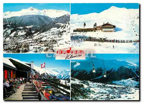 Cartes postales moderne Klosters gegen Madrisahorn