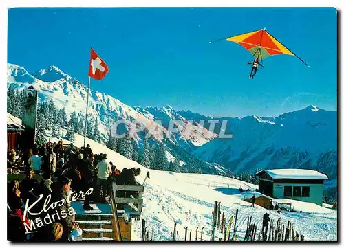 Cartes postales moderne Delta Gleiter uber Klosters Madrisa