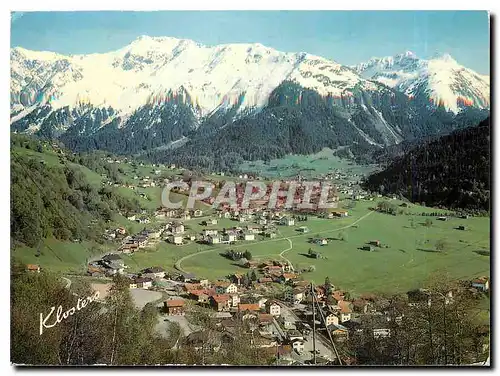 Moderne Karte Klosters Dorf Graubunden Schweiz