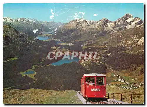 Cartes postales moderne Blick auf Oberengadiner Seen