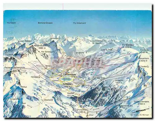Cartes postales moderne Lenzerheide Valbella Graubunden Schweiz
