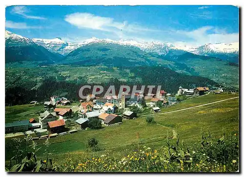 Cartes postales moderne Meierhof Obersaxen mit Glarnerbergen