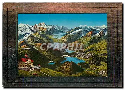 Cartes postales moderne Oberengadin Schweiz