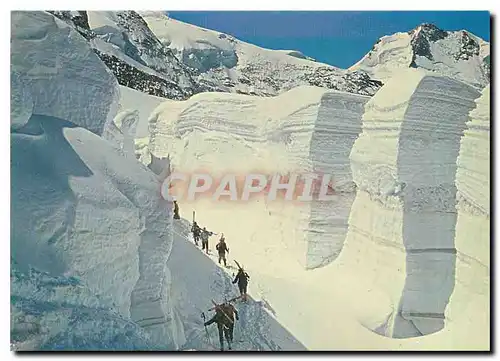 Cartes postales moderne Gletscherspalt am Piz palu