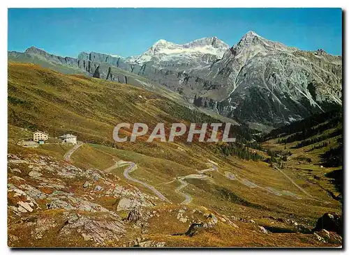 Moderne Karte Splugenpass Nordseite mit Teurihorn