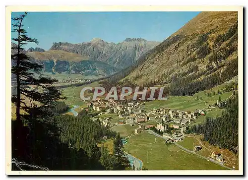 Moderne Karte Pontresina mit Crasta Mora