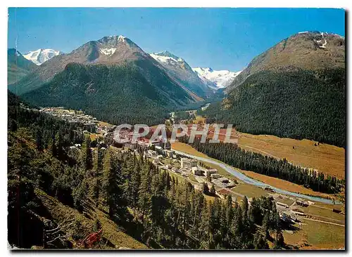 Cartes postales moderne Pontresina mit Palu und Roseggruppe
