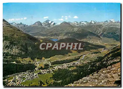 Cartes postales moderne Pontresina St Moritz und Celerina