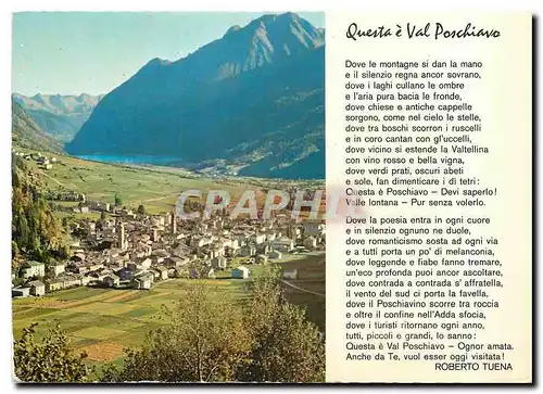 Cartes postales moderne Questa e Val Poschiavo
