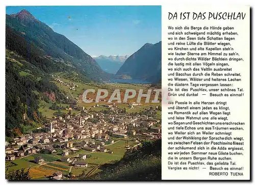 Cartes postales moderne Poschiavo con il Lago di Le Prese