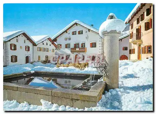 Moderne Karte Wintersportplatz und Heilbad