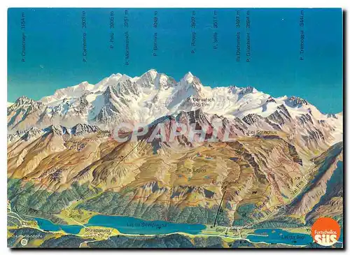 Cartes postales moderne Wandergebiet Furtschellas