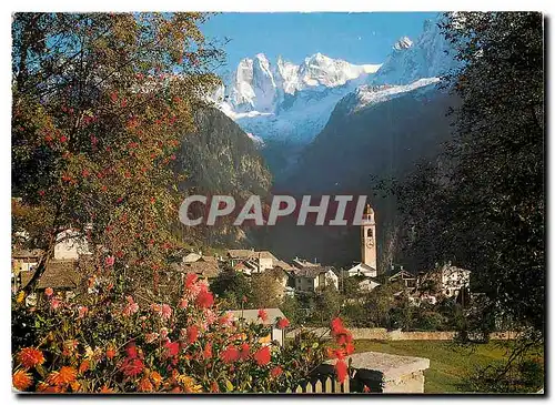 Cartes postales moderne Soglio mit Sciora Gruppe