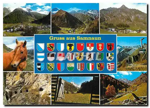 Cartes postales moderne Gruss aus Samnaun