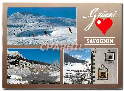 Cartes postales moderne Savognin