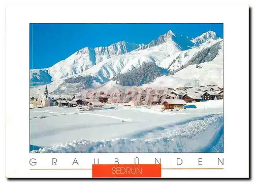 Cartes postales moderne Graubunden Sedrun