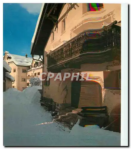 Cartes postales moderne Engadiner Haus Scuol