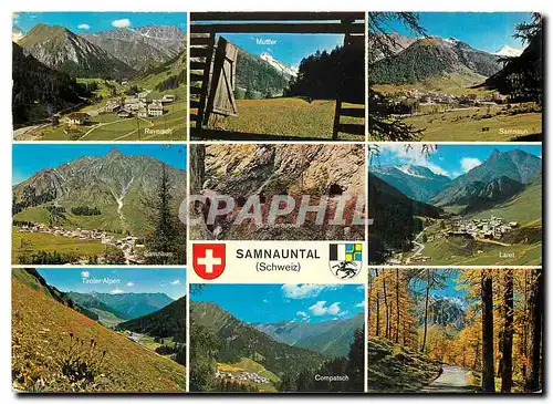 Cartes postales moderne Samnauntal Schweiz