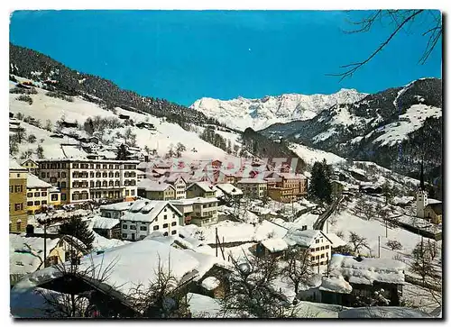 Cartes postales moderne Seewis 1000 m gegen die Scesaplana