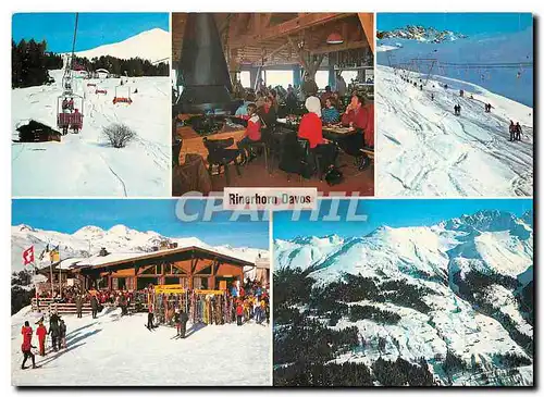 Moderne Karte Rinerhorn Davos